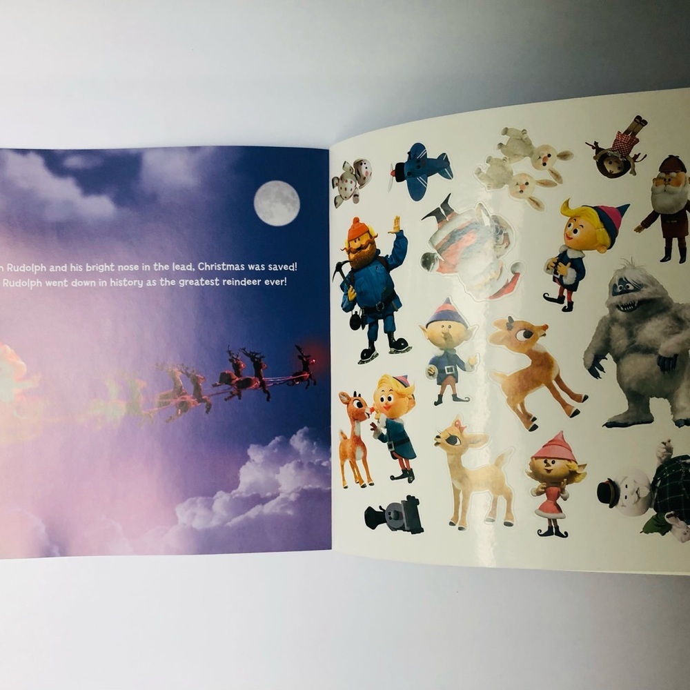 Rudolph Book/Stickers - Picture 3 of 10